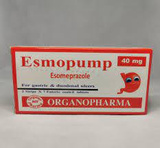 ESMOPUMP 40 MG 14 F.C. TABS