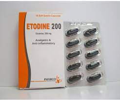 ETODINE 200MG 10 CAPS