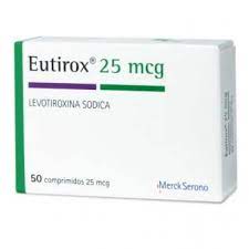 EUTHYROX 25MCG 50 TAB