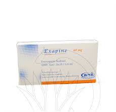 EXAPINE 60MG/0.6ML 2 PREFILLED SYRINGES