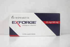 EXFORGE 10MG/160MG 14 F.C. TAB