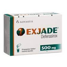 EXJADE 500MG 28 DISP. TABS