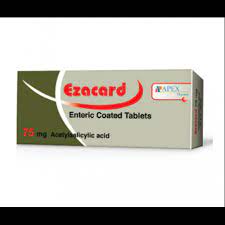 EZACARD 75MG 30 ENTERIC COATED TAB