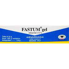 FASTUM 2.5% TOPICAL GEL 15 GM