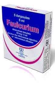 FAULCURIUM 10MG/ML 5 AMP. I.V.* 2.5 ML