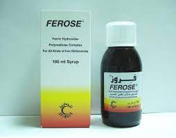 FEROSE 50MG/5ML 100ML SYRUP