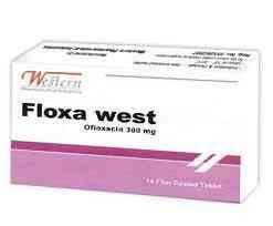 FLOXA WEST 300MG 14 F.C.TAB