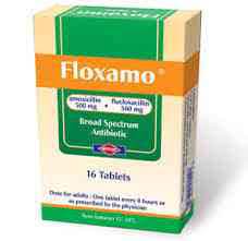 FLOXAMO 500/500 MG 16 F.C.TABS