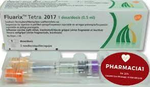 FLUARIX 15 MCG/0.5ML I.M. OR S.C. INJECTION IN  PREFILLED SYRINGE