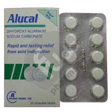 ALUCAL 320MG 20 CHEWABLE TAB