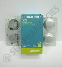 FLUIMUCIL 600MG 10 EFF. TABS