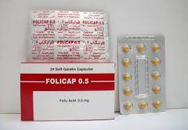 FOLICAP 0.5MG 24 CAPS