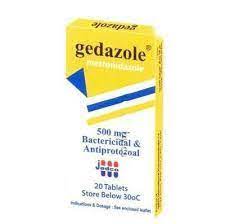 GEDAZOLE 500MG 20 TAB