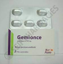 GEMIONCE 320MG 5 F.C.TAB