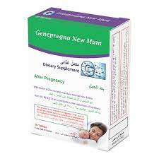 GENEPREGNA NEW MUM 30 TABS 