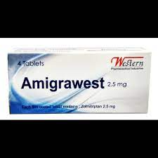 AMIGRAWEST 2.5MG 4 F.C. TAB