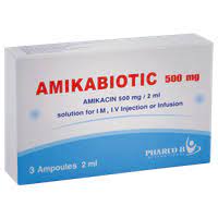 AMIKABIOTIC 100MG/2ML 3 AMPS