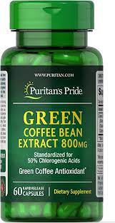 GREEN COFFEE BEAN EXTRACT 800MG 60 CAPS