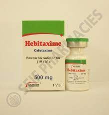 HEBITAXIME 500 MG VIAL