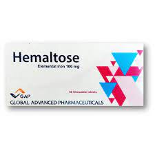 HEMALTOSE 100 MG 30 CHEW. TABS