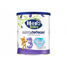 HERO BABY NUTRADEFENSE PLUS 3 MILK 400 GM