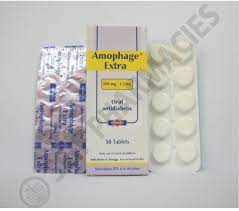 AMOPHAGE EXTRA 2.5/500MG 30 TAB