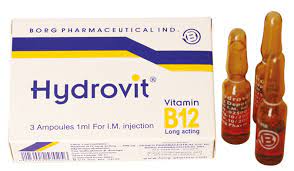 HYDROVIT-B12 DEPOT 500MCG/ML 3 AMP