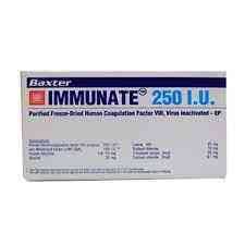 IMMUNATE 250 IU FVIII / 190 IU VWF I.V. VIAL