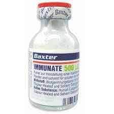 IMMUNATE 500 IU FVIII / 375 IU VWF I.V. VIAL