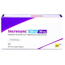 INCRESYNC 25/30 MG 7 TABS