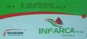 INFARCA 100 MG 30 F.C.TAB