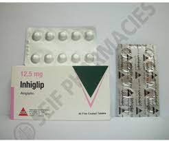 INHIGLIP 12.5 MG 30 F.C. TABS