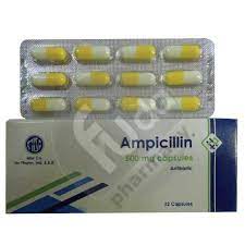 AMPICILLIN-ALEX 500 MG 12 CAPS