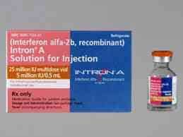 INTRON A 18M.I.U/3ML VIAL MULTIDOSE