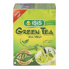 ISIS GREEN TEA WITH MINT 12 FILTER BAGS