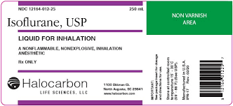 ISOFLURANE 100% INHALATION SOLUTION 120ML