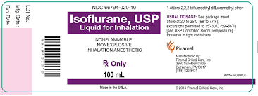 ISOFLURANE-SEDICO 100% INHALATION SOLUTION