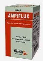 AMPIFLUX 250MG/5ML SUSP. 60ML