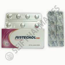 JUSTECHOL 20 MG 28 F.C. TABS