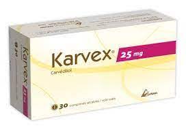 KARVEX 25MG 30 TAB