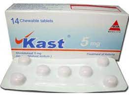 KAST 5 MG 14 CHEW. TAB