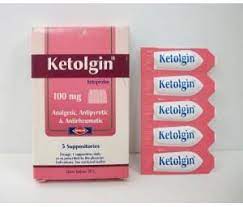 KETOLGIN 100 MG 5 SUPP