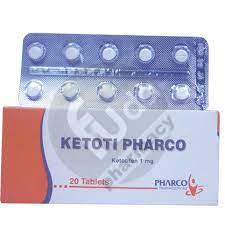 KETOTI PHARCO 1 MG 20 TAB