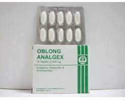 ANALGEX OBLONG 500 MG 20X10 F.C. TABS