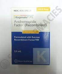 KOGENATE-FS 250 IU I.V. INFUSION VIAL 2.5 ML