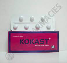 KOKAST 4 MG 7 CHEWABLE TABS