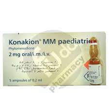 KONAKION MM PAEDIATRIC 2MG/0.2ML 5 AMP. I.M./I.V./ORAL