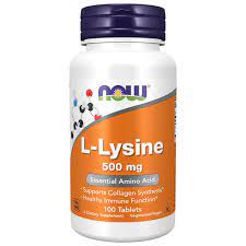 L-LYSINE 500 MG 100 VEG. CAPS. (NOW)