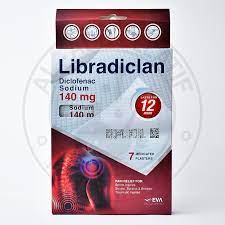 LIBRADICLAN 140 MG 7 MEDICATED PATCHES