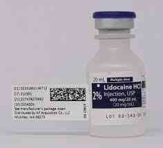 LIDOCAINE HCL 20MG/ML VIAL IM IV SC 20 ML (NET PRICE)